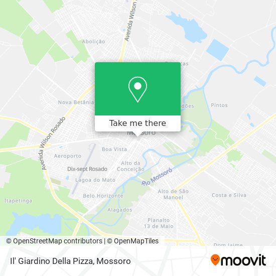 Il' Giardino Della Pizza map