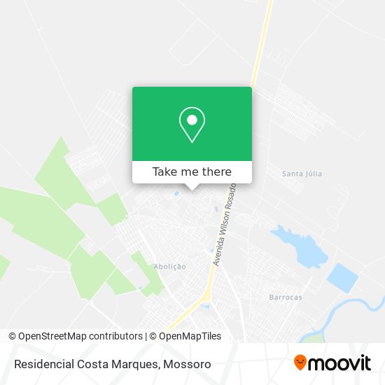 Mapa Residencial Costa Marques