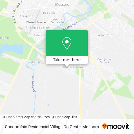 Condomínio Residencial Village Do Oeste map