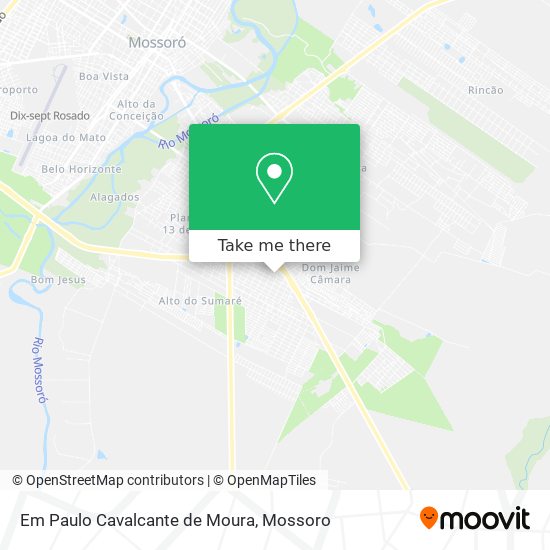 Mapa Em Paulo Cavalcante de Moura