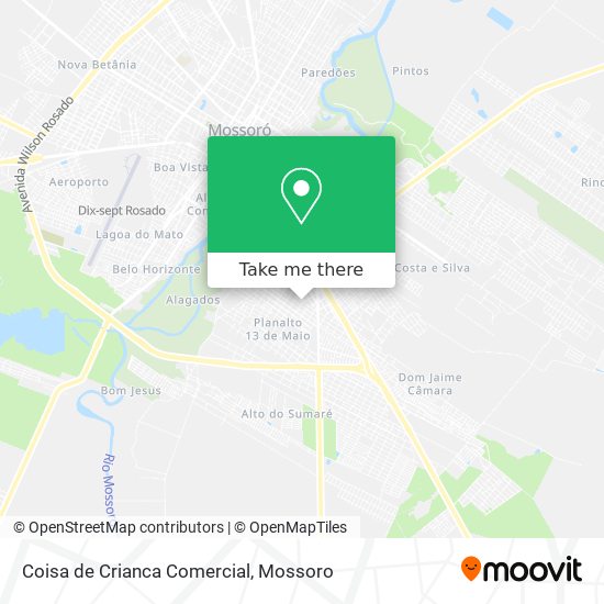 Coisa de Crianca Comercial map