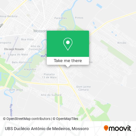 UBS Duclécio Antônio de Medeiros map