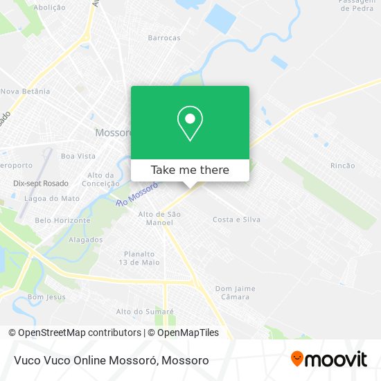 Vuco Vuco Online Mossoró map