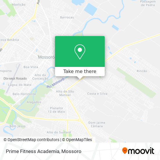 Prime Fitness Academia map