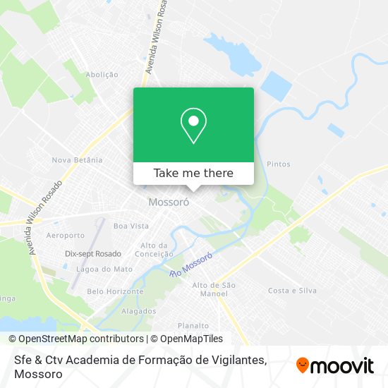 Sfe & Ctv Academia de Formação de Vigilantes map