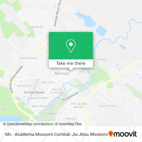 Mc - Academia Mossoró Combat: Jiu Jitsu map