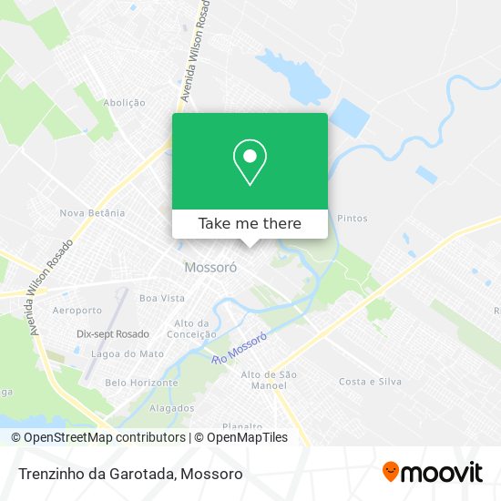 Trenzinho da Garotada map