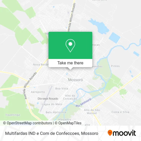 Multifardas IND e Com de Confeccoes map