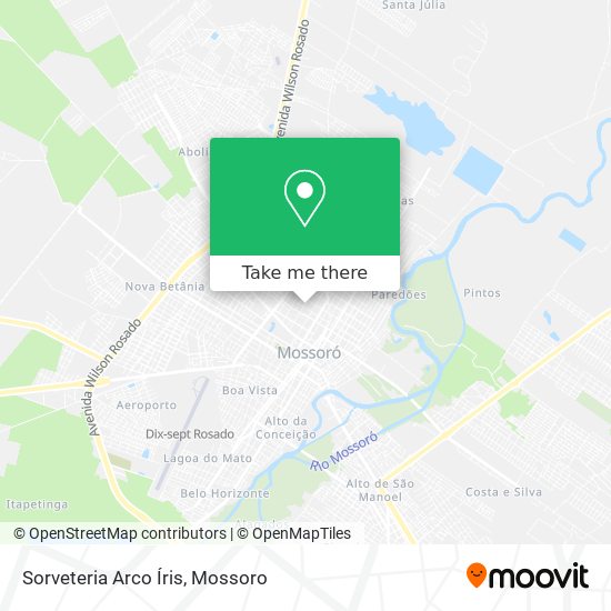 Sorveteria Arco Íris map
