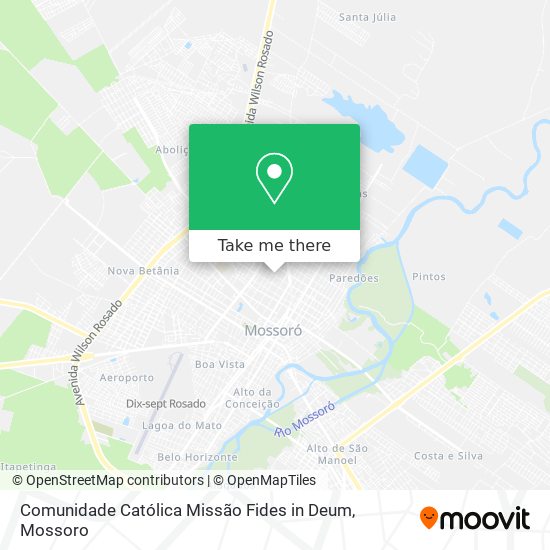 Comunidade Católica Missão Fides in Deum map