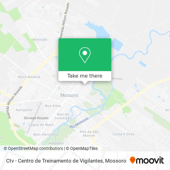 Ctv - Centro de Treinamento de Vigilantes map