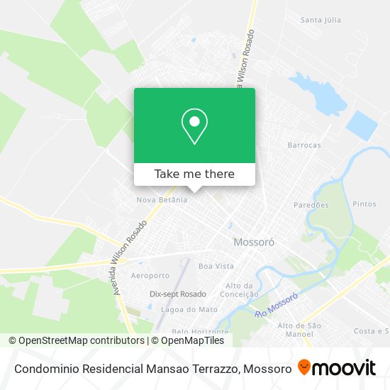 Condominio Residencial Mansao Terrazzo map