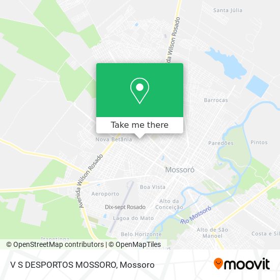 V S DESPORTOS MOSSORO map