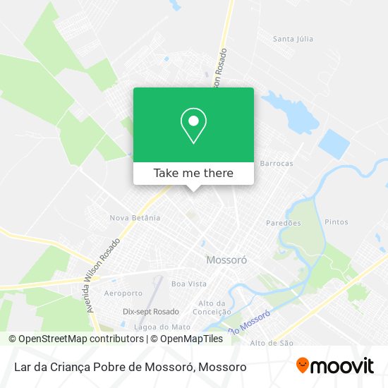 Lar da Criança Pobre de Mossoró map