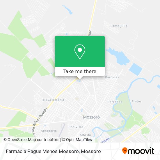 Farmácia Pague Menos Mossoro map