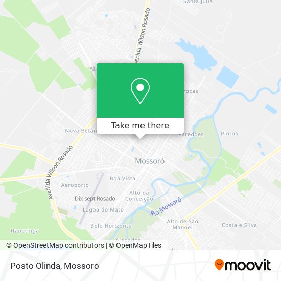 Posto Olinda map