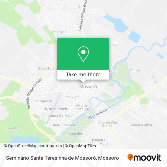 Seminário Santa Teresinha de Mossoró map