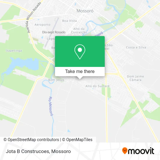 Jota B Construcoes map