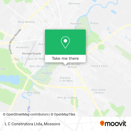 L C Construtora Ltda map