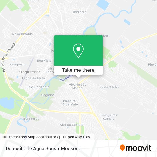 Deposito de Agua Sousa map