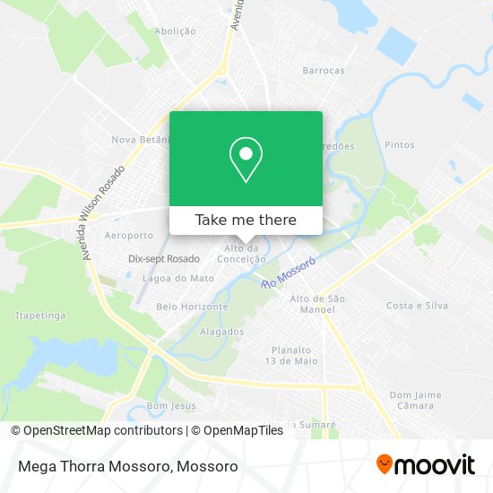 Mapa Mega Thorra Mossoro