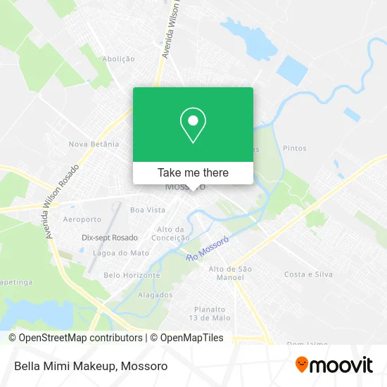 Bella Mimi Makeup map