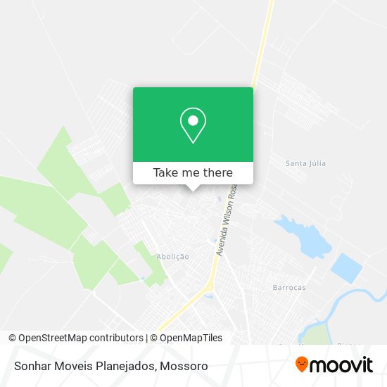 Mapa Sonhar Moveis Planejados