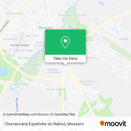 Churrascaria Espetinho do Rabicó map