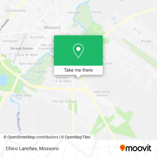 Chico Lanches map