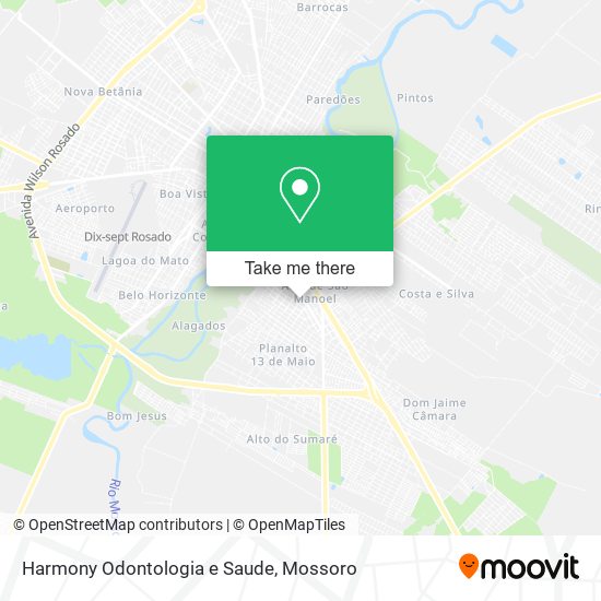 Harmony Odontologia e Saude map