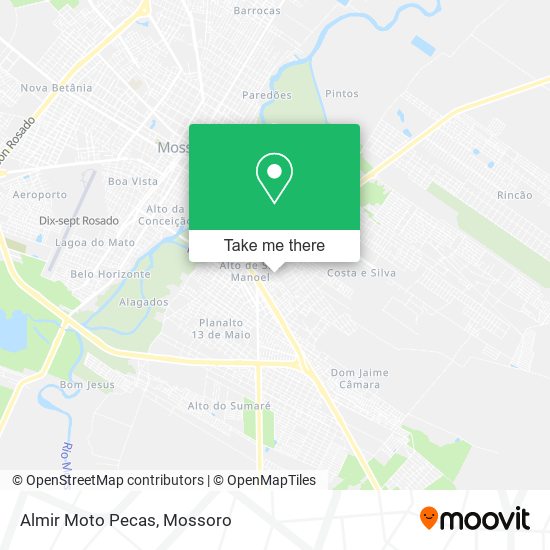 Mapa Almir Moto Pecas