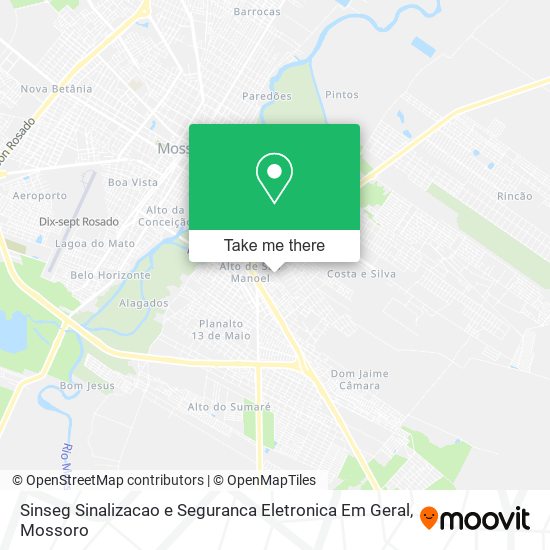 Mapa Sinseg Sinalizacao e Seguranca Eletronica Em Geral