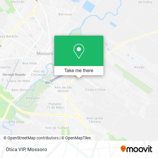 Ótica VIP map