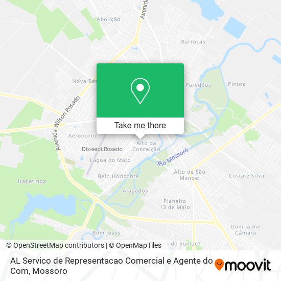 AL Servico de Representacao Comercial e Agente do Com map