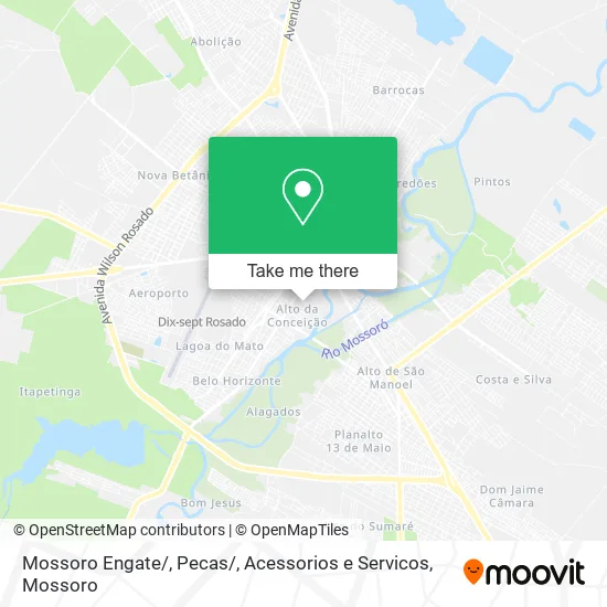 Mossoro Engate / , Pecas / , Acessorios e Servicos map