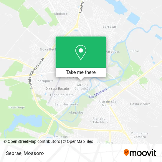 Sebrae map