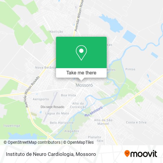 Instituto de Neuro Cardiologia map