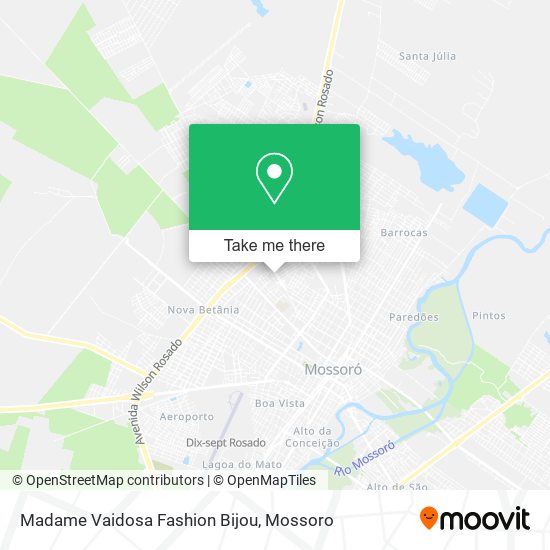Mapa Madame Vaidosa Fashion Bijou