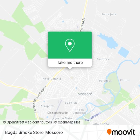 Mapa Bagda Smoke Store