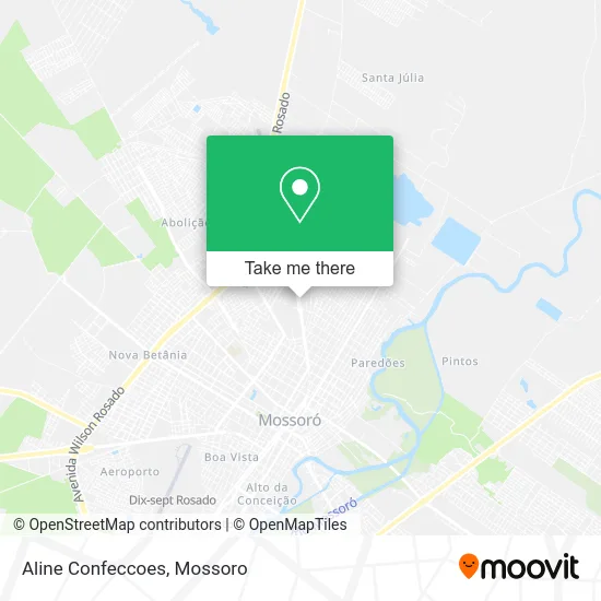 Aline Confeccoes map