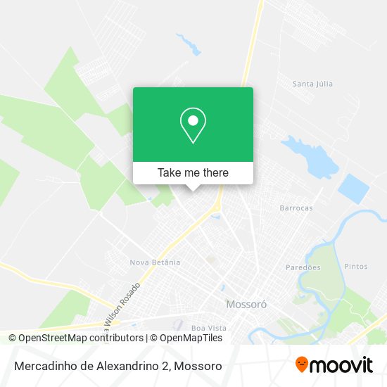 Mercadinho de Alexandrino 2 map