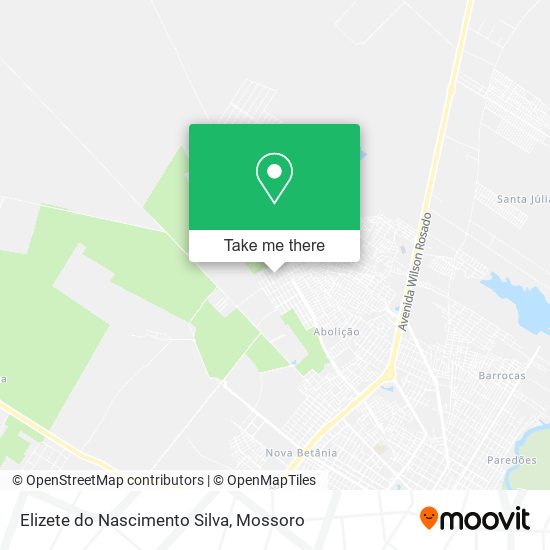 Mapa Elizete do Nascimento Silva