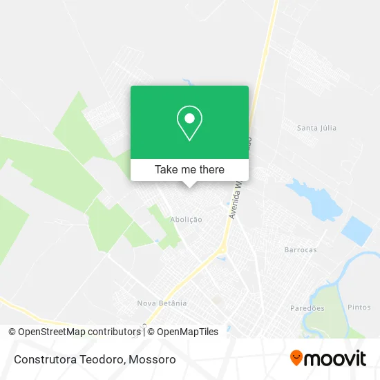 Construtora Teodoro map