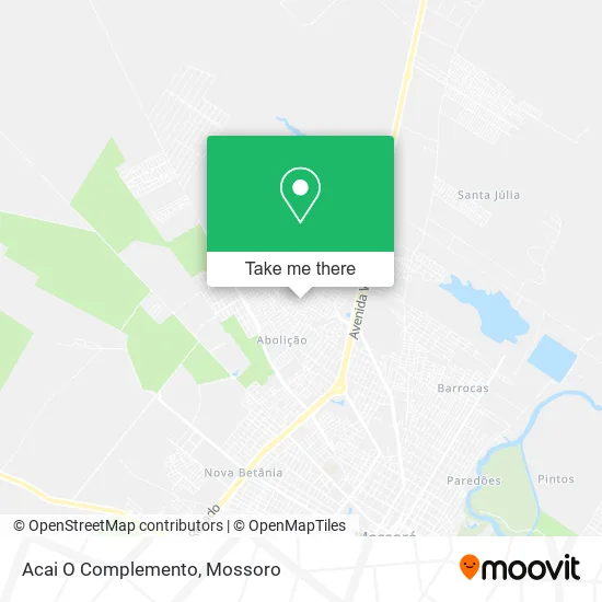 Acai O Complemento map