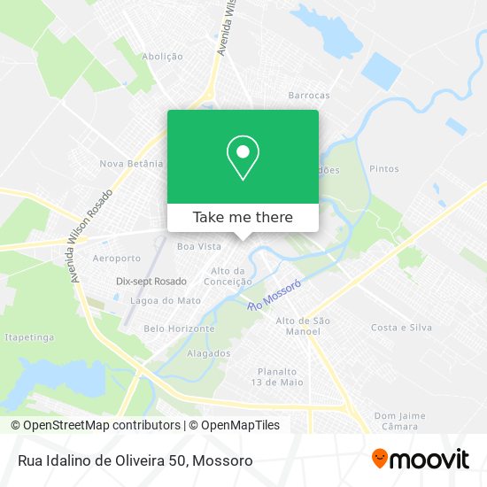 Rua Idalino de Oliveira 50 map