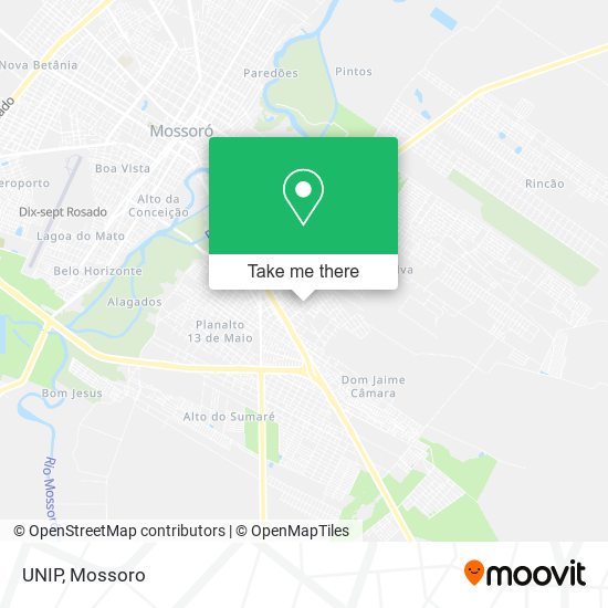 UNIP map
