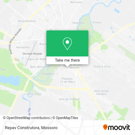 Repav Construtora map