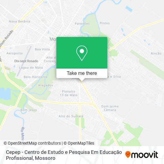 Mapa Cepep - Centro de Estudo e Pesquisa Em Educação Profissional