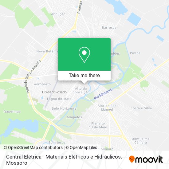 Central Elétrica - Materiais Elétricos e Hidráulicos map