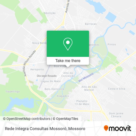 Rede Integra Consultas Mossoró map